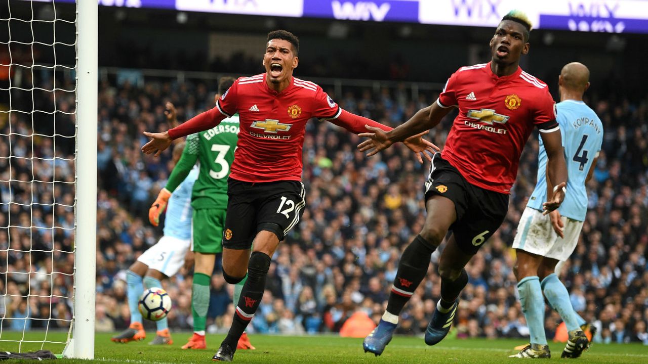 Chris Smalling winner Man City 2 Man Utd 3