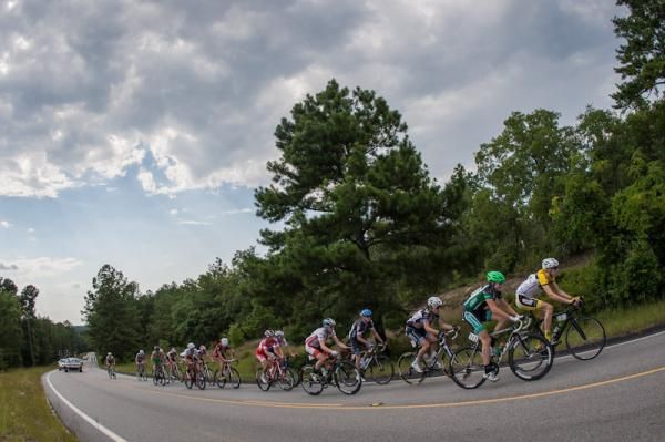 What's left of the peloton tackles the last climb of the race