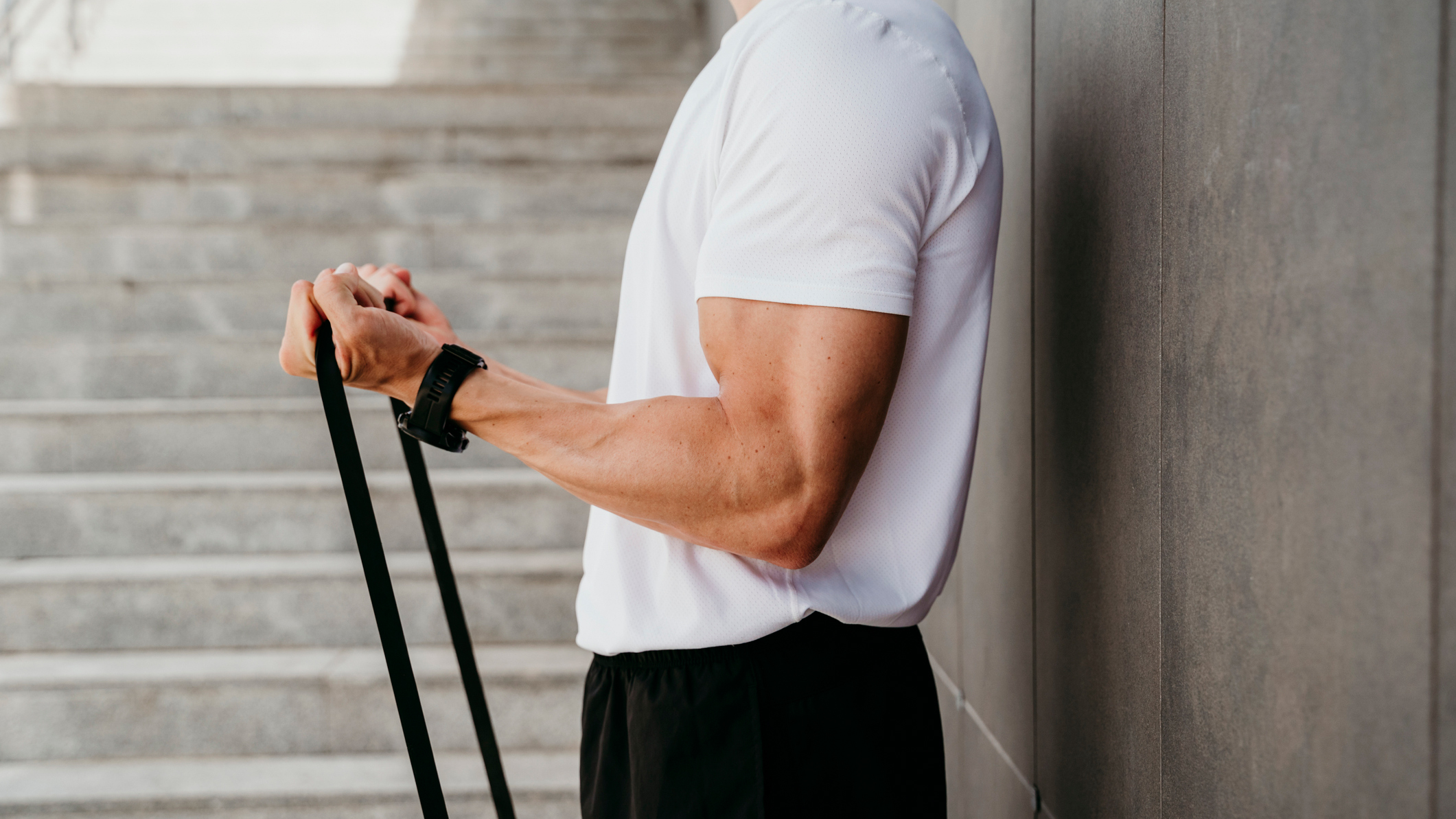 Resistance band workout