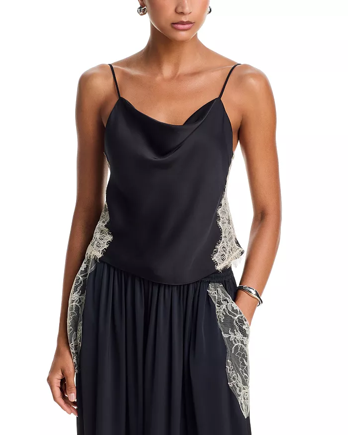 Cinq &amp;agrave; Sept, Esme Satin Lace Petite Marta Cami