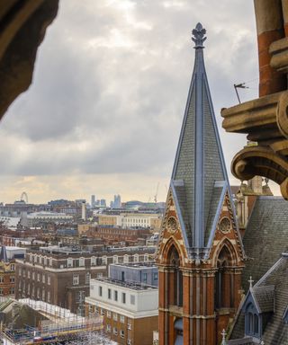 View across London from St Pancras penthouse apartment