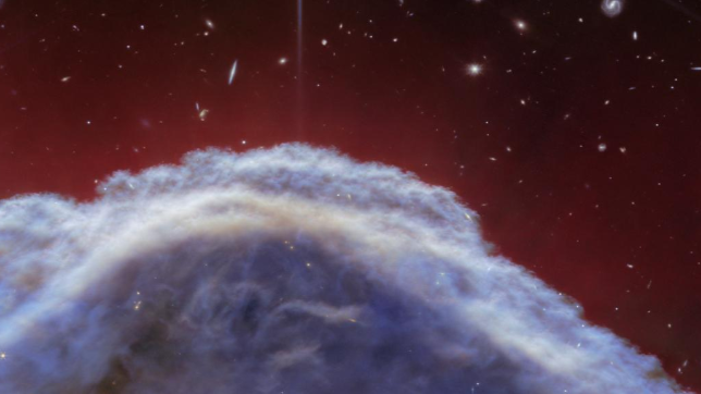 The new image shows the rolling gas clouds of the Horsehead Nebula.