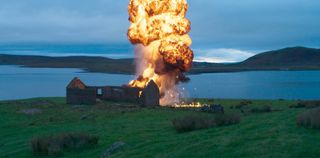 Shetland caravan explosion