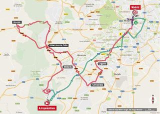 Vuelta a Espana 2017 stage 21 map