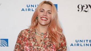 Busy Philipps sports dusky pink hair one of the hottest autumn hair colors