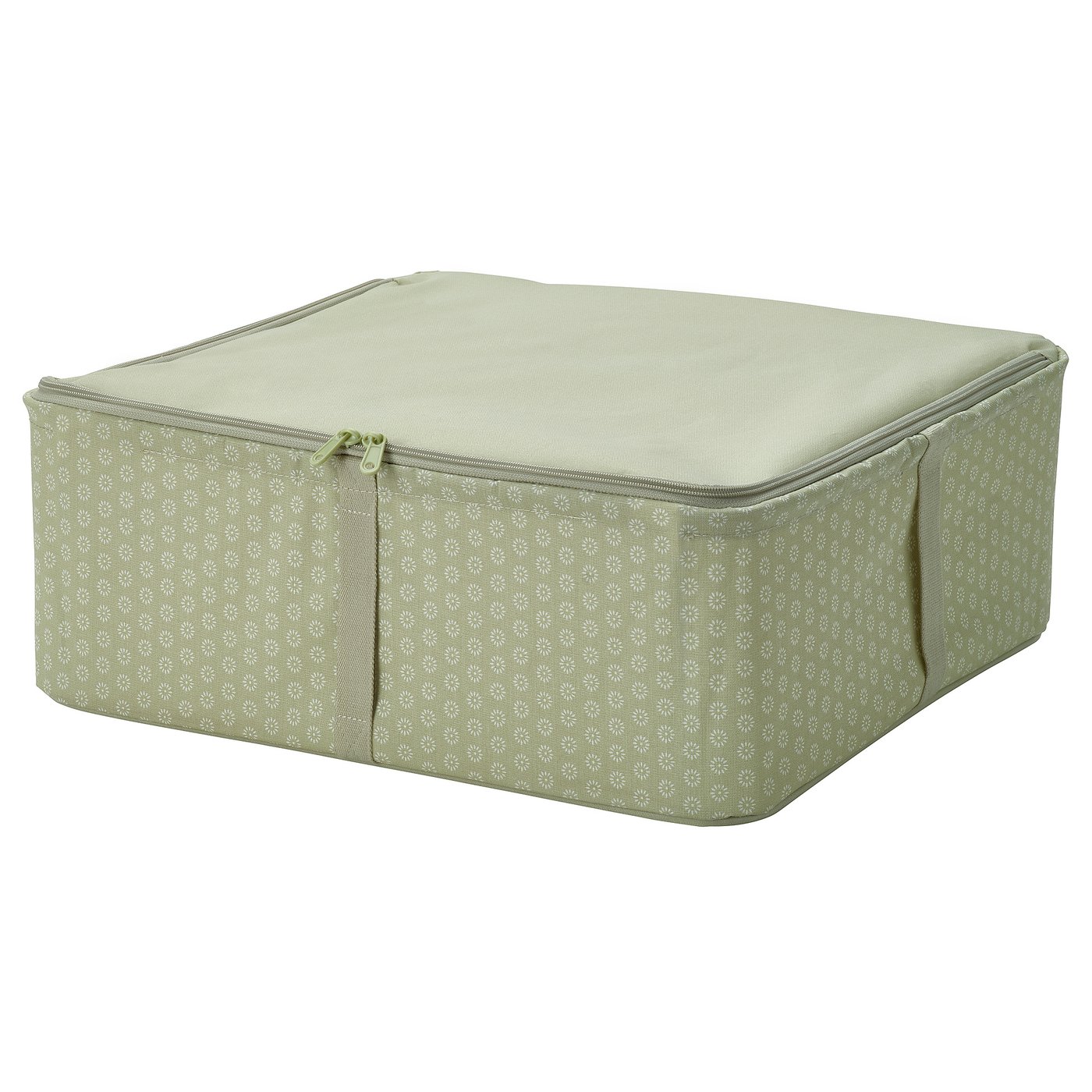 Hemmafixare Storage Case - Flower/pale Grey-Green 44x51x19 Cm