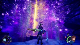 Screens from a Switch 2 fantasy video game