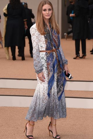 Olivia Palermo At Burberry SS15