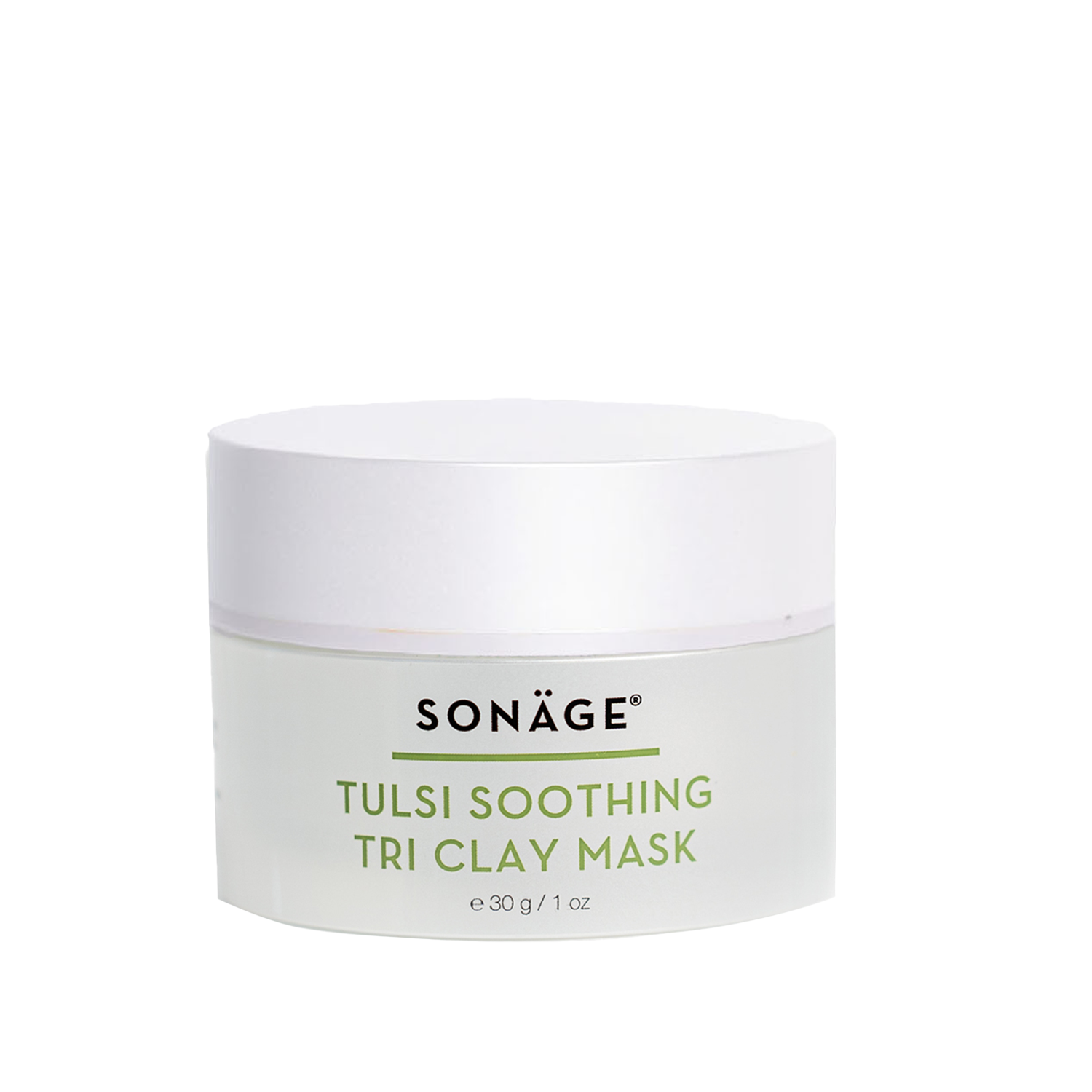 Tulsi Soothing Tri Clay Mask - 30 Ml/ 1oz