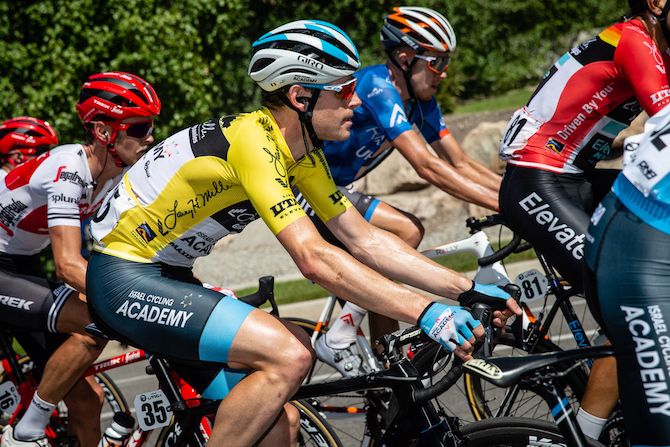 Race leader Ben Hermans (Israel Cycling Academy) looking comfortable during stage 3 of the 2019 Tour of Utah