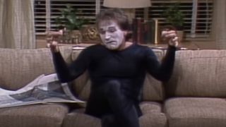 Robin Williams as a mime on SNL.
