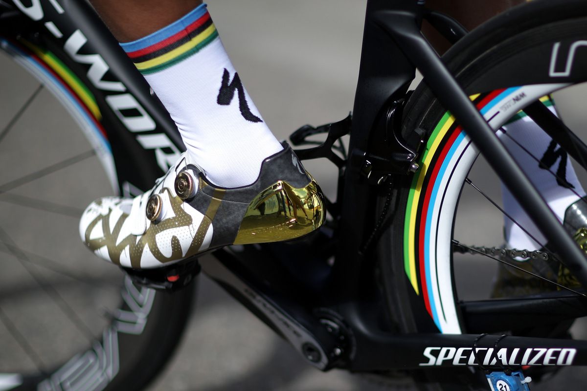 Peter Sagan's custom shoes for stage 3
