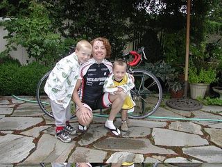 Hilary and her two sons