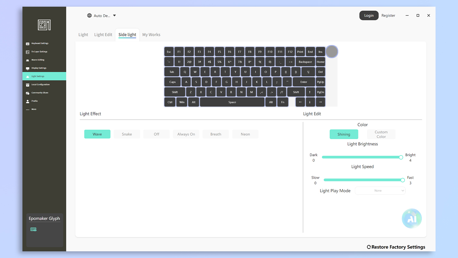 Epomaker Driver screenshots