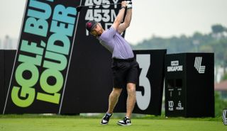 Kieran Vincent during the LIV Golf Singapore event