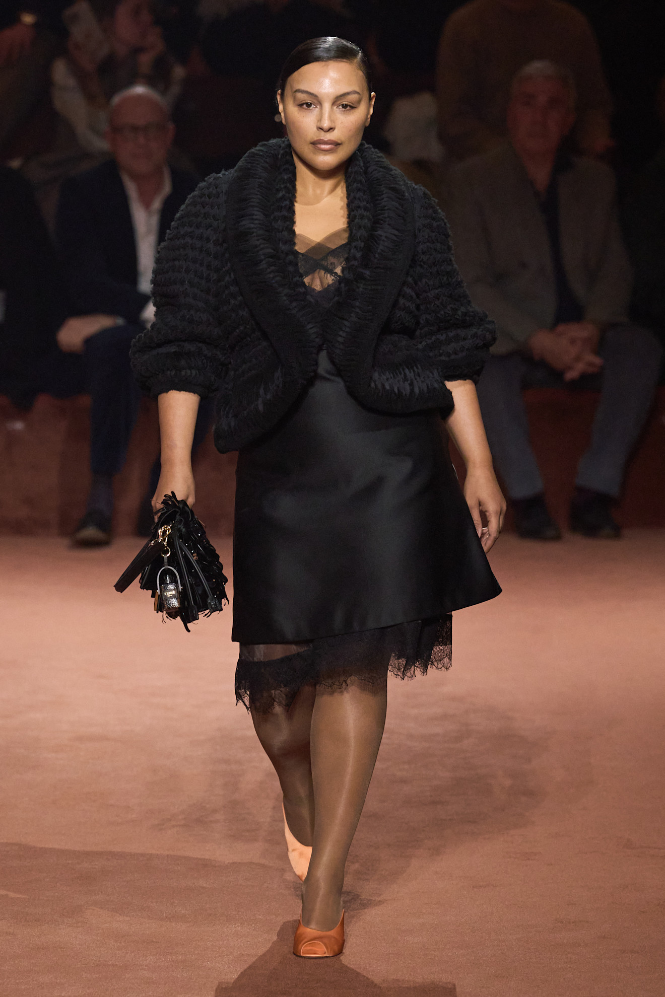 lace trend on the fall/winter 2025 runway