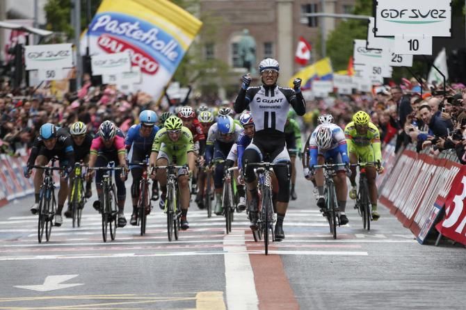 Marcel Kittel (Giant Shimano) wins stage 2 of the Giro d'Italia