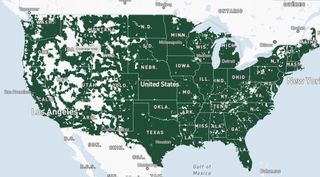 Mint Mobile coverage in the continental U.S. as of January 2025