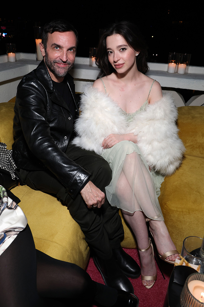 Mikey Madison and Nicolas Ghesquière