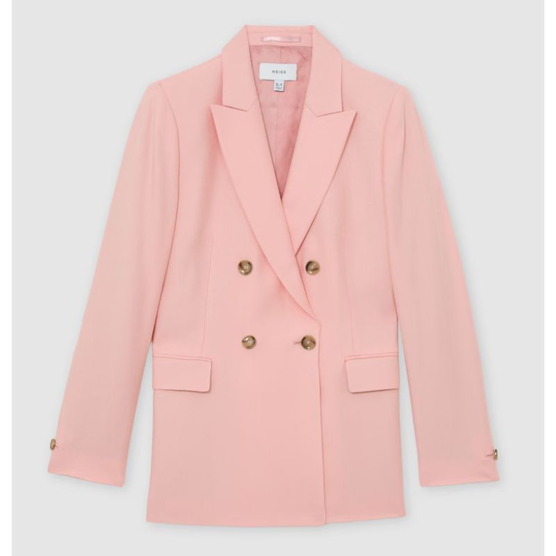 Reiss, Magda Double-Breasted Peak-Lapel Suit Jacket