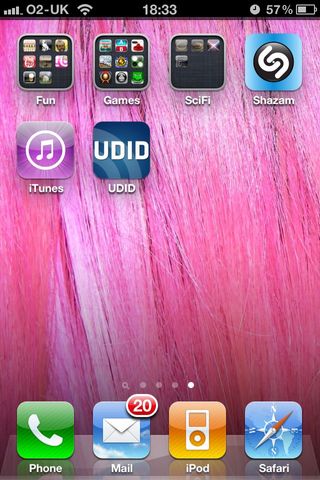 iOS4 homescreen