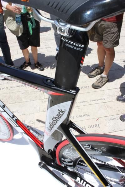 A closer look at Kammtail; the seatpost is in the +10mm position, which produces a 78-degree seat angle.