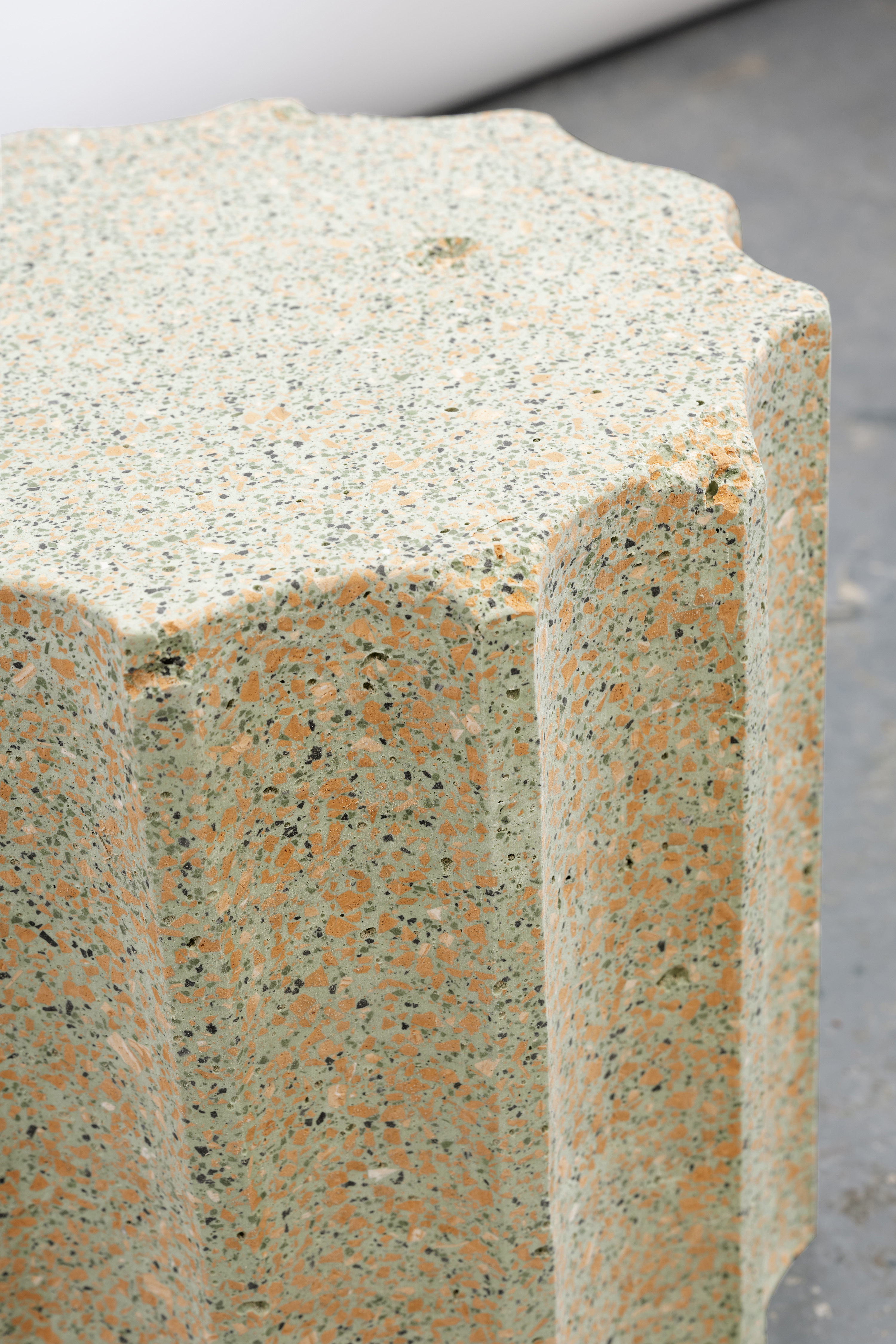 hand sculpted rubber stool