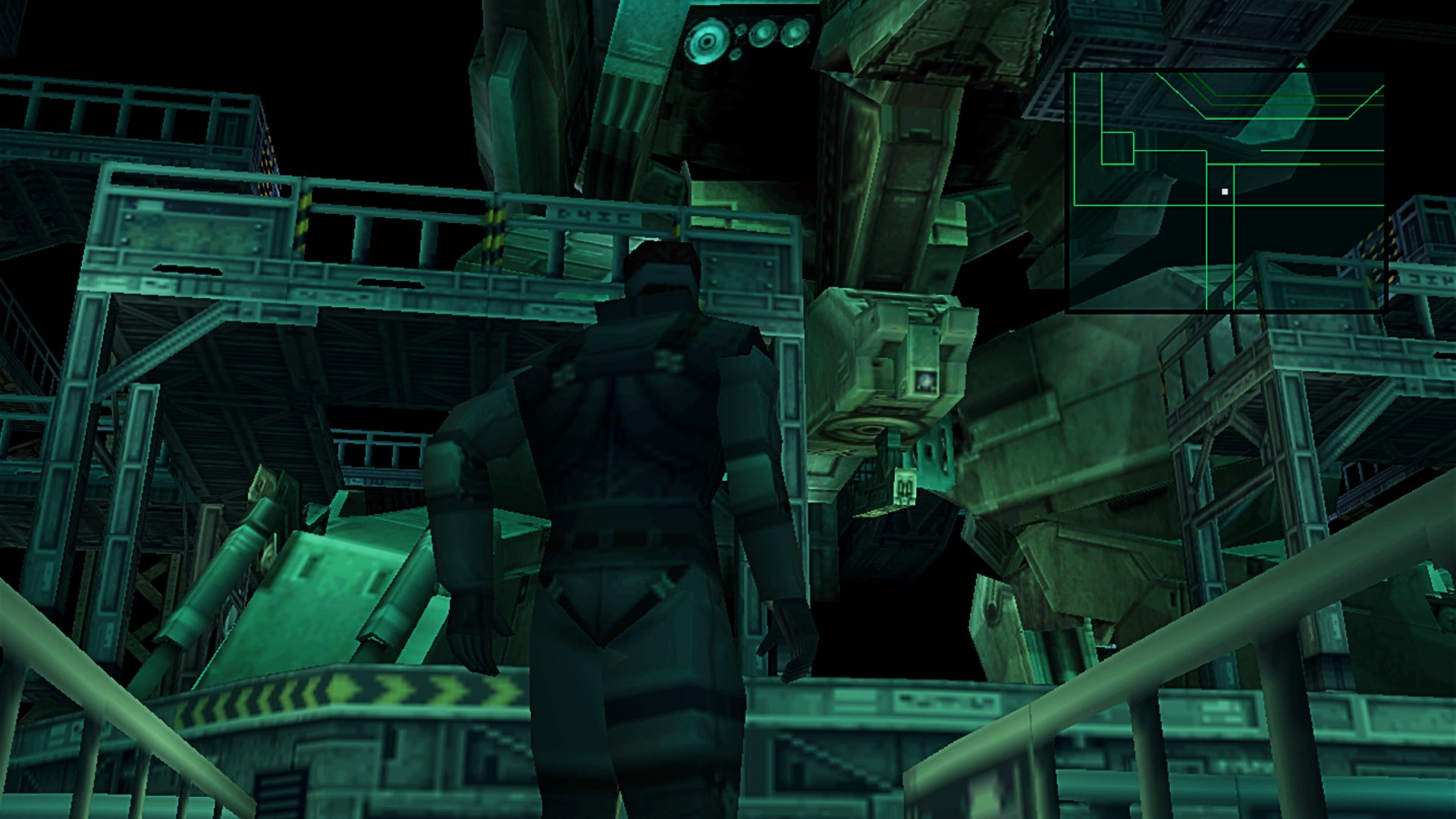 Solid Snake looks to REX