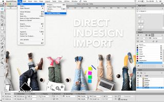 InDesign alternatives: Screenshot from QuarkXPress