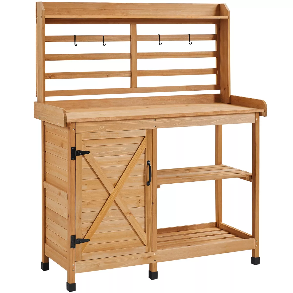 Yaheetech 4-Layer Garden Potting Bench Table Garden Workstation