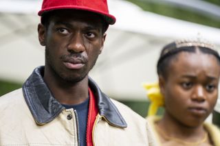 The Strays ending: stars Jorden Myrie and Bukky Bakray looking sad