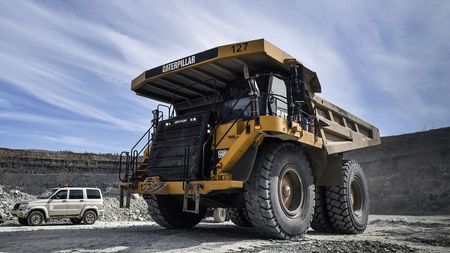 Mining dump truck