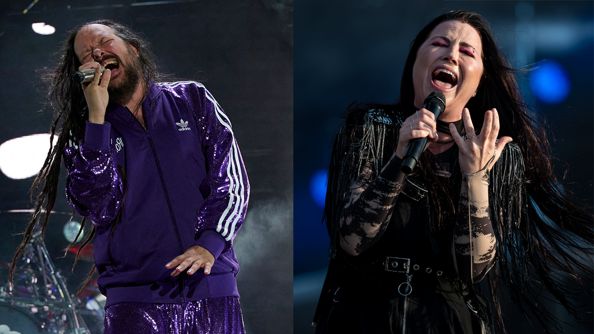 Korn&#039;s Jonathan Davis and Evanescence&#039;s Amy Lee