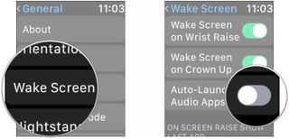 Tap Wake Screen, tap switch