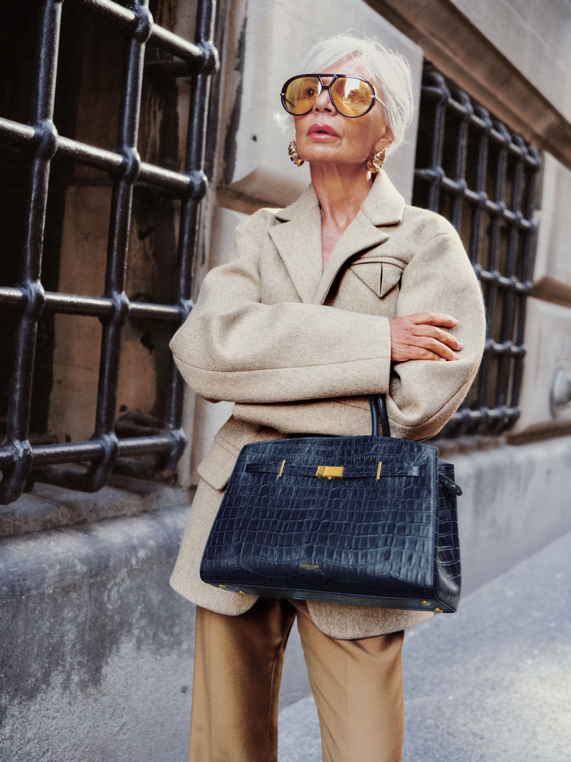 Grece Ghanem carries the DeMellier Midi Hudson
