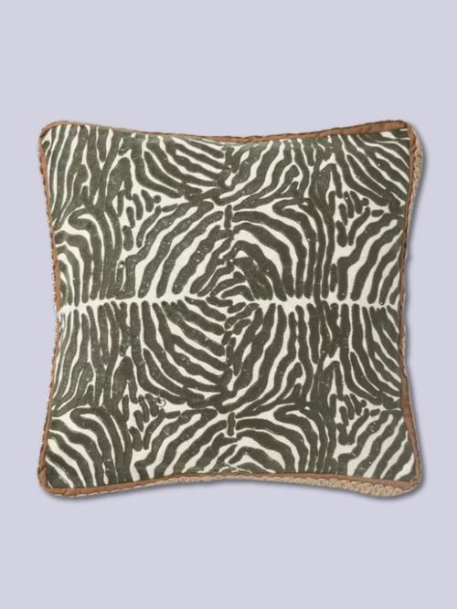 Safari Cushion in Avocado