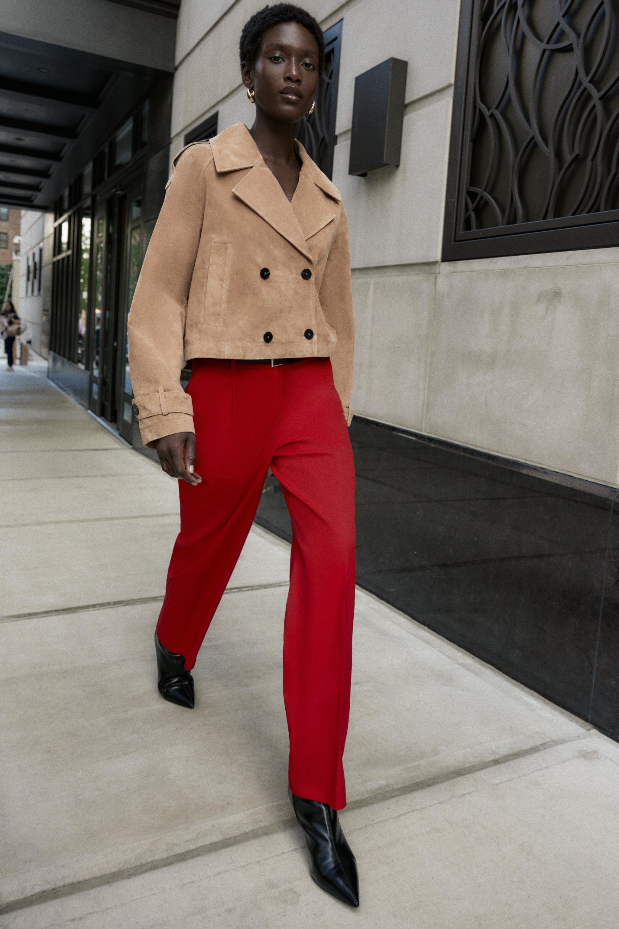 Straight Leg Belted Pants