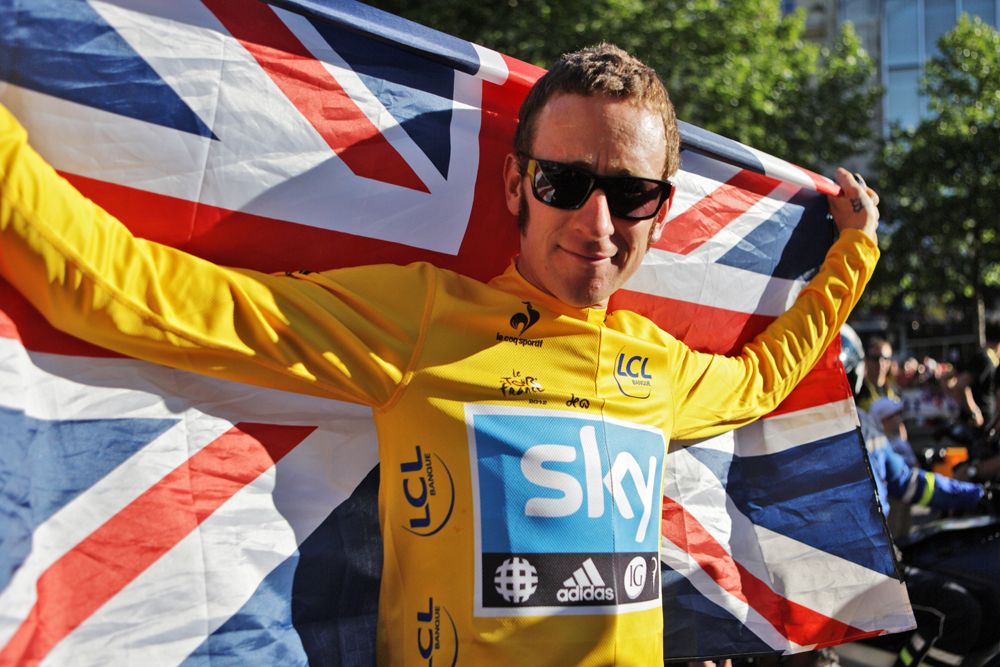 Bradley Wiggins Tour de France winner in 2012