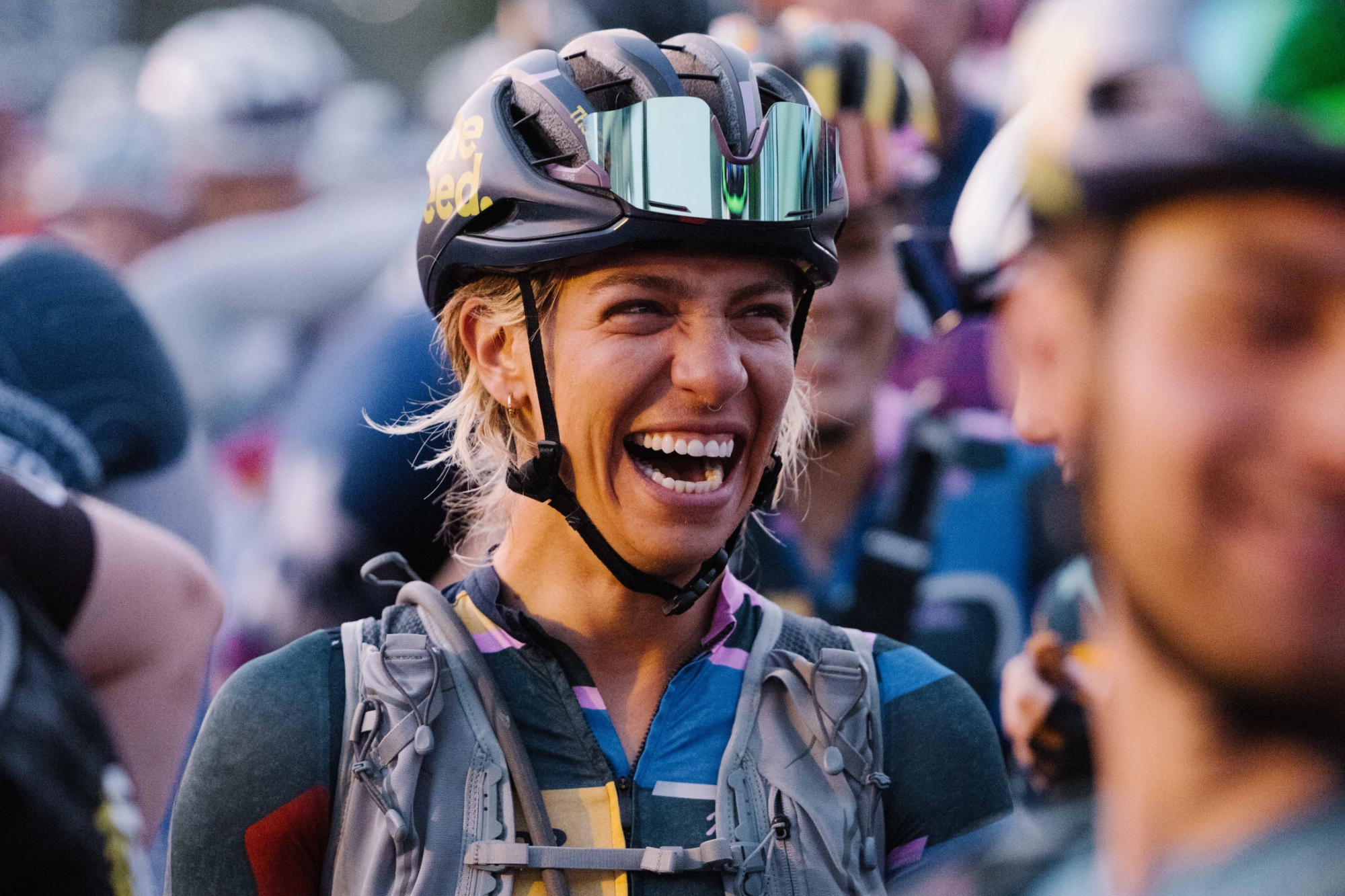 Sarah Sturm racing the 2024 Life Time Grand Prix