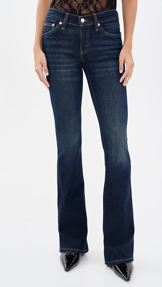 Micro Bootcut Jeans - Barely Worn
