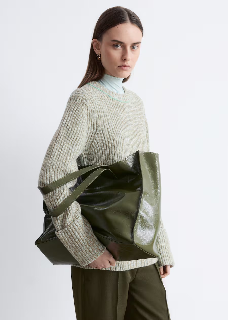 &amp;amp; Other Stories, Leather Tote Bag