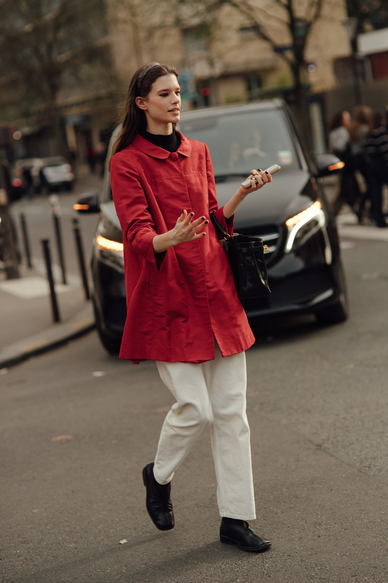 Paris Fashion Week Street Style: red jackets