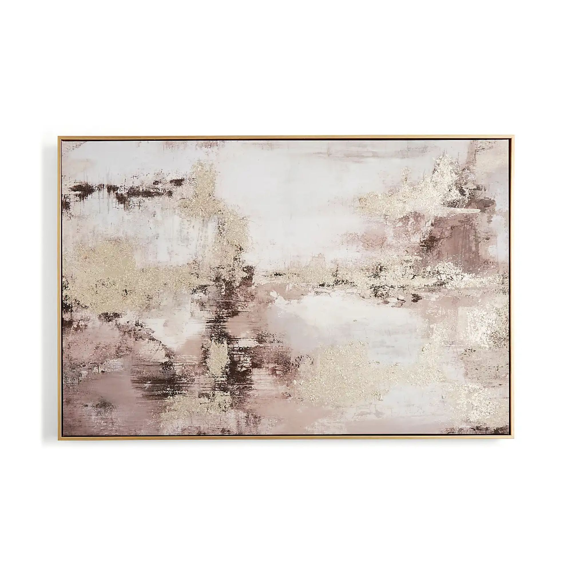 Gold Abstract Capped Canvas