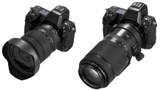 Shoten Mount Adapter GXTZ used to attach GF lenses to two Nikon cameras 