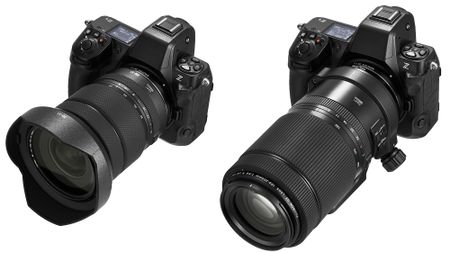Shoten Mount Adapter GXTZ used to attach GF lenses to two Nikon cameras 