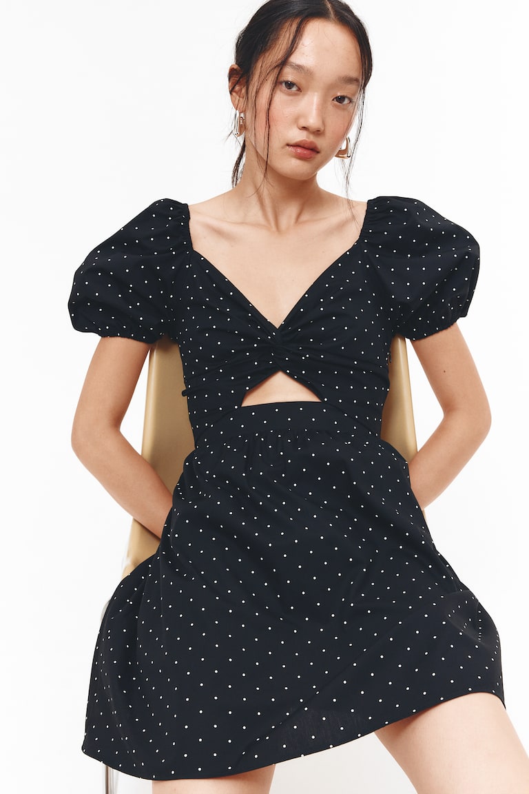 Twist-Detail Dress