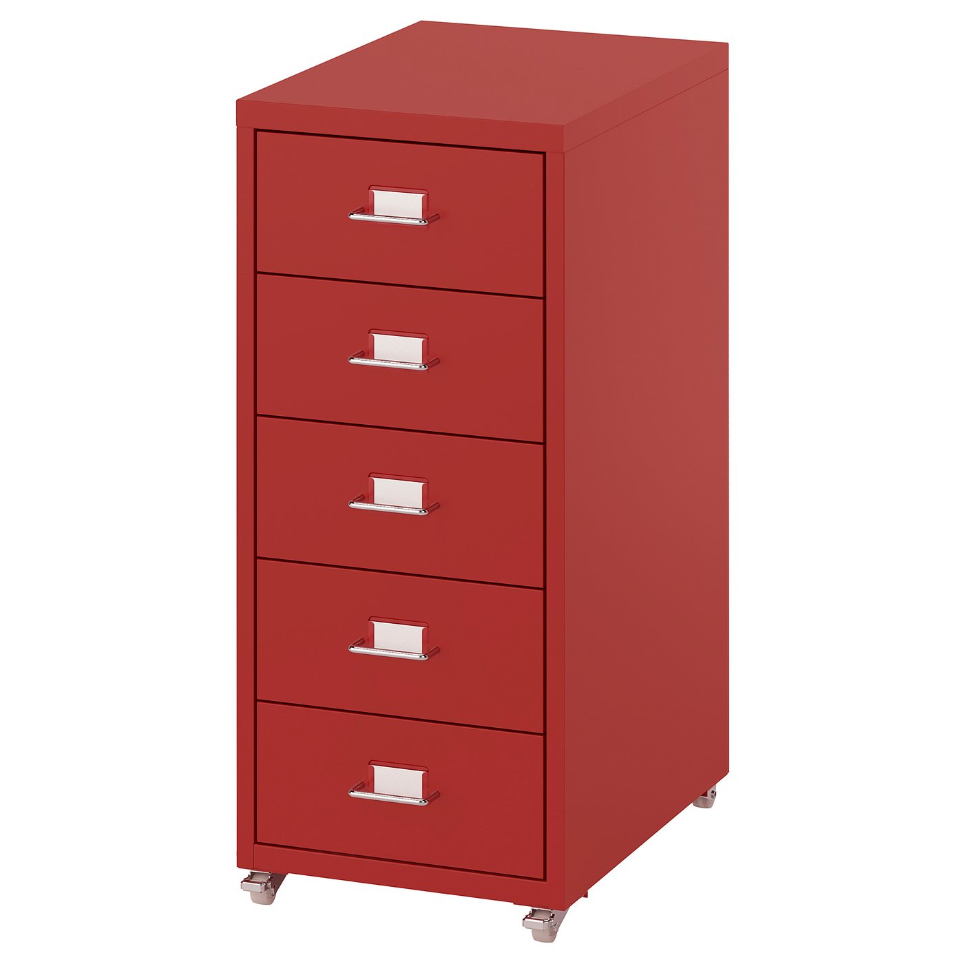 Helmer Drawer Unit on Castors - Red 28x44x65 Cm