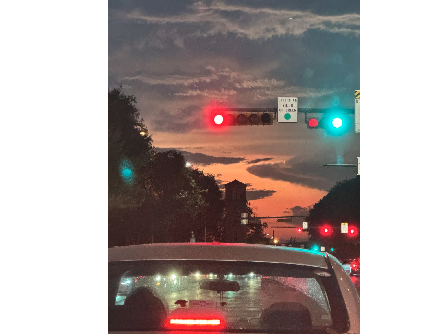 Sky looks like a river in a photo
