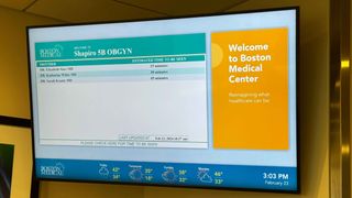 Visix Boston Medical Group Digital Signage