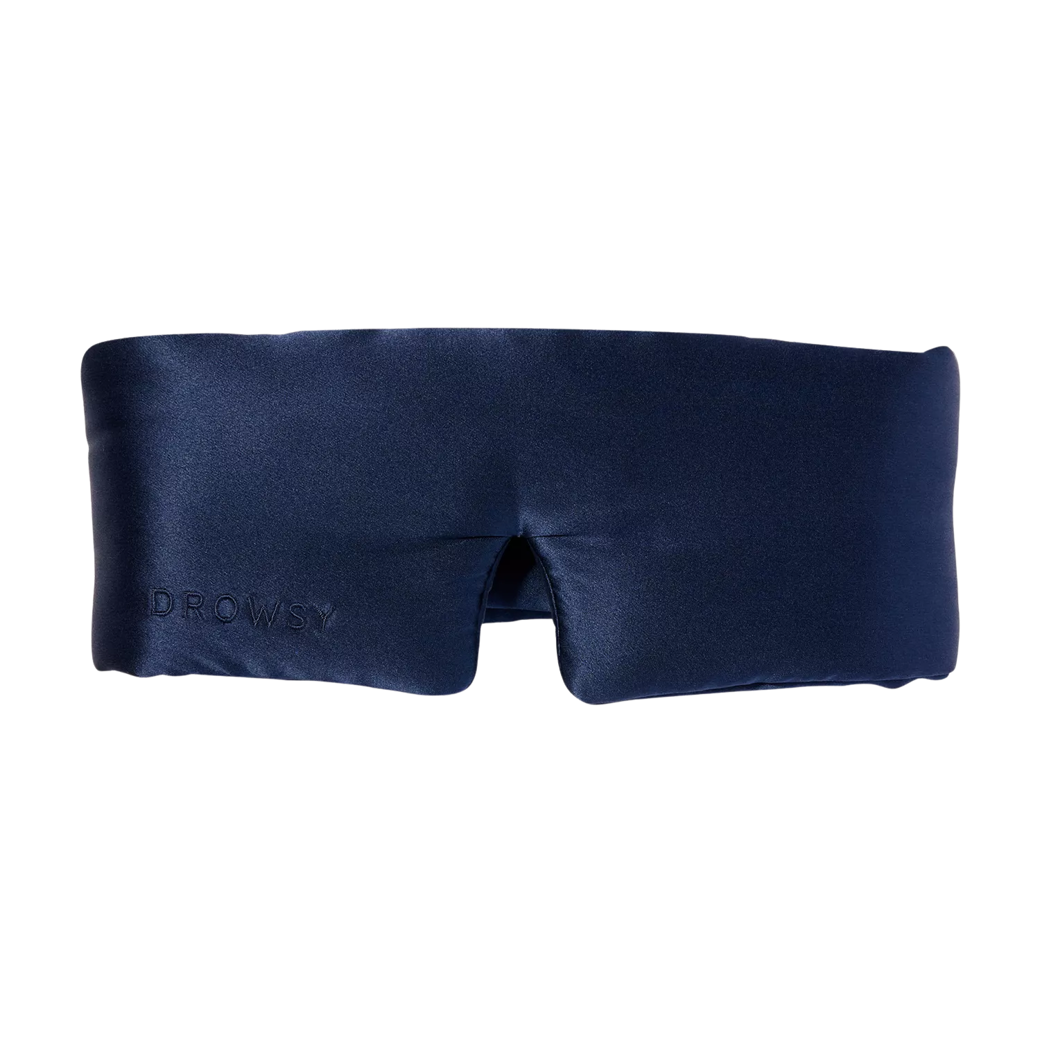 A midnight blue sleep mask